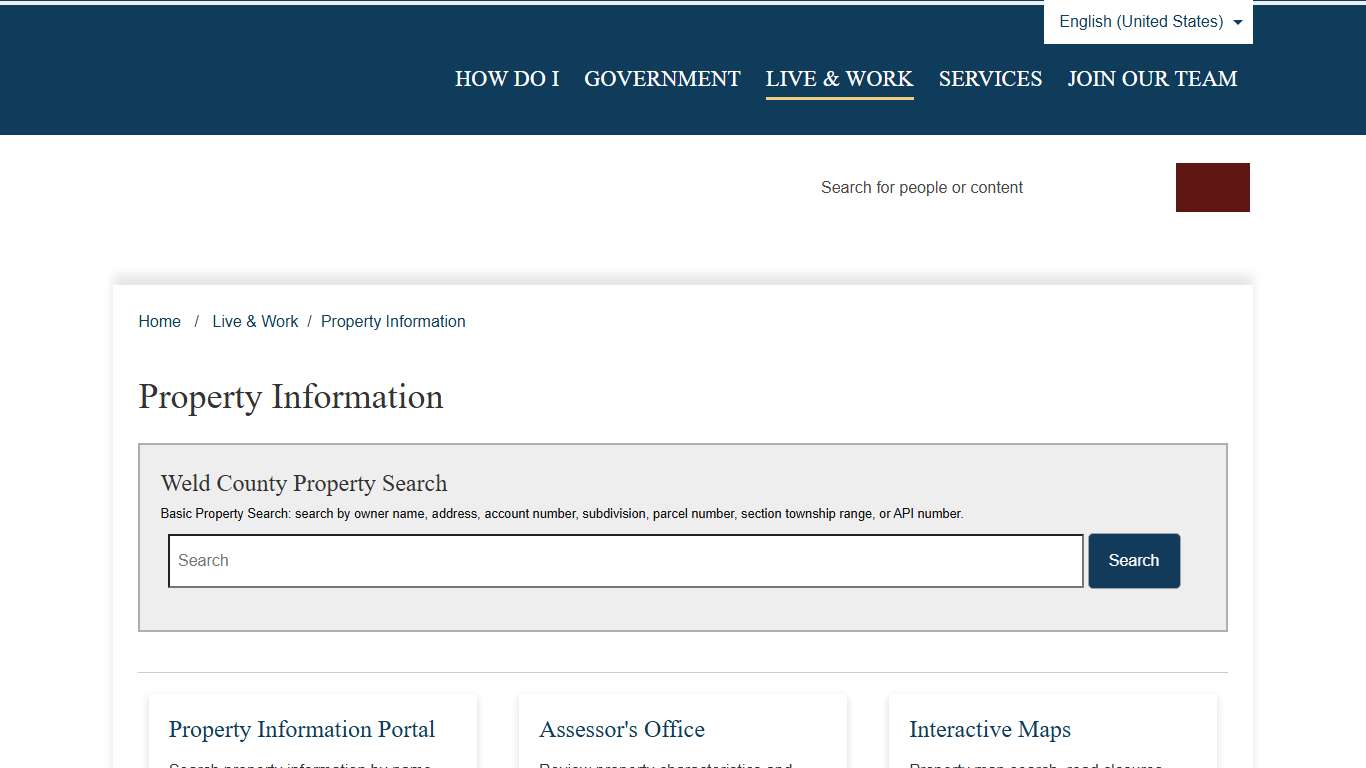 Property Information – Weld County